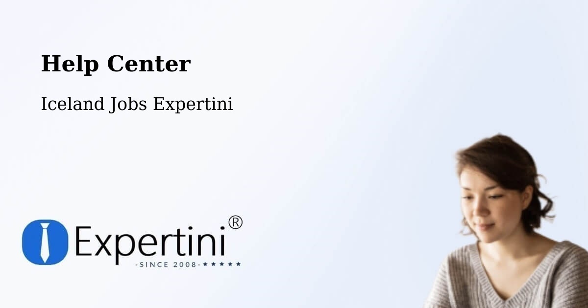 Help Center – Snæfellsbær - Iceland Jobs Expertini