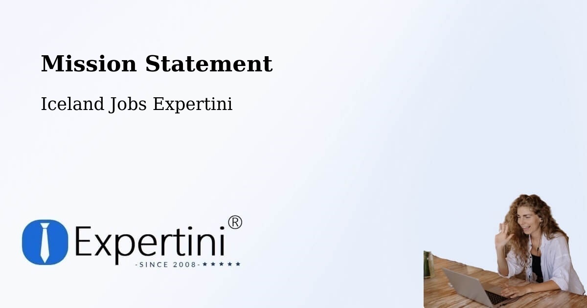 Corporate Mission – Snæfellsbær - Iceland Jobs Expertini
